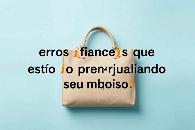 Conceitos visuais relacionados a Erros Financeiros Comuns que Estão Prejudicando Seu Bolso