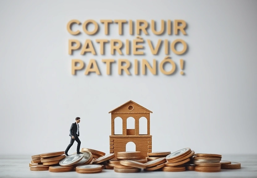 Representação visual: Como Construir Patrimônio Mesmo Começando do Zero